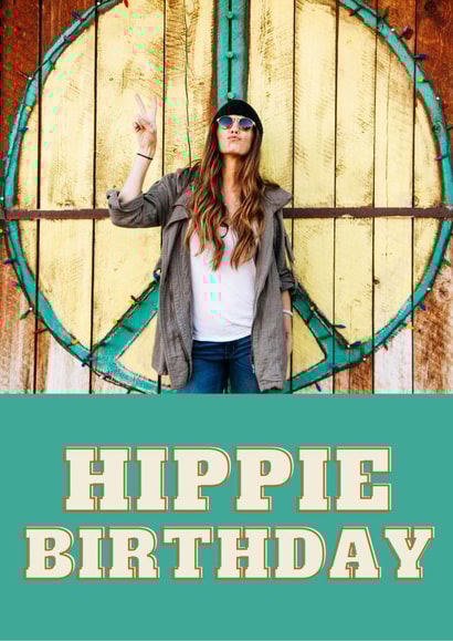 Hippie Birthday created by Nicola Evans