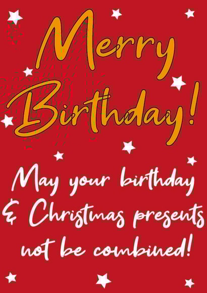 Merry Birthday! Christmas Birthday created by KGP Designs