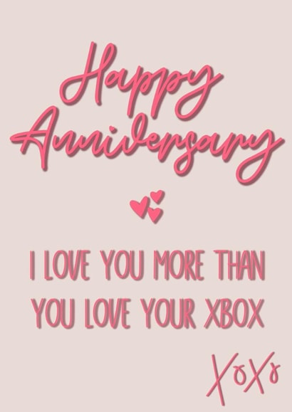 Gamer anniversary card created by Fern Furness