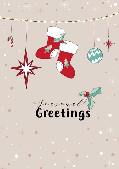 Merry Christmas Card created by Petals and Letters