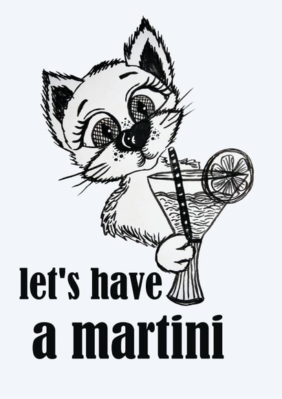 let's drink card created by Julia BU