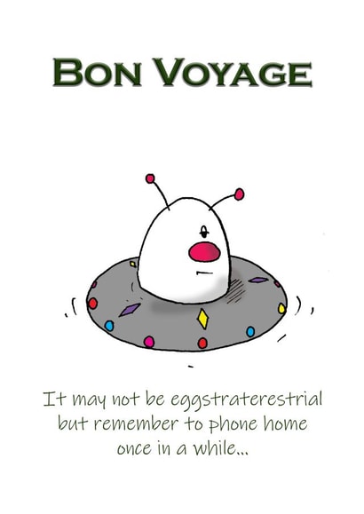 Bon Voyage but don't forget us created by Murray Bothwell