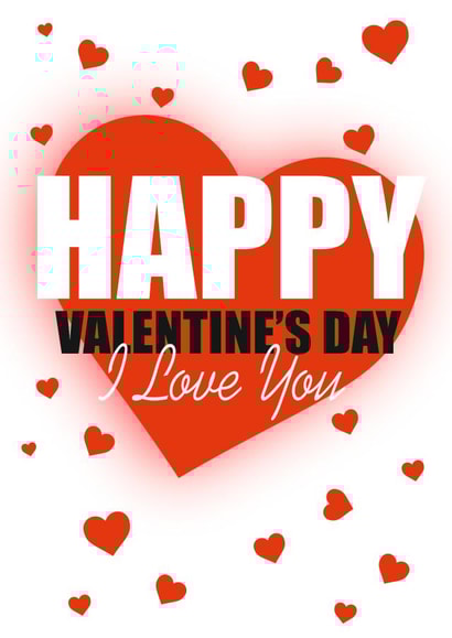 Happy valentine's day created by Banter King