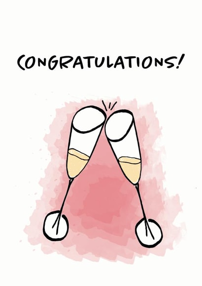 Toast to congratulate created by Dog Came To Stay