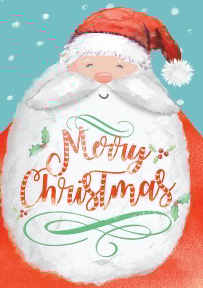 Santa Claus Christmas Card created by Alexandra Elliot Designs