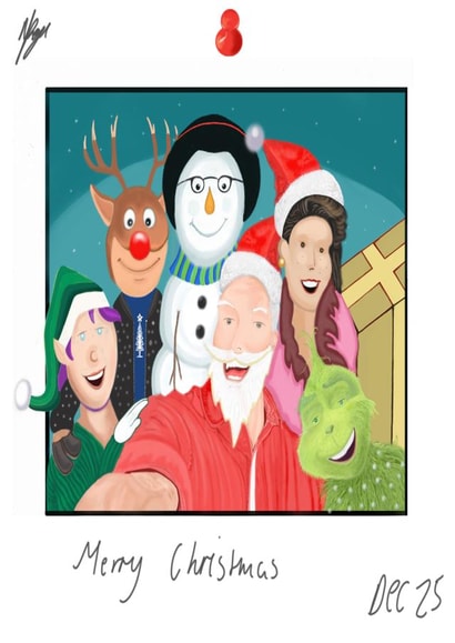 Christmas Selfie created by Nathan Royes