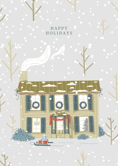 Christmas house created by Alyona Shirokova