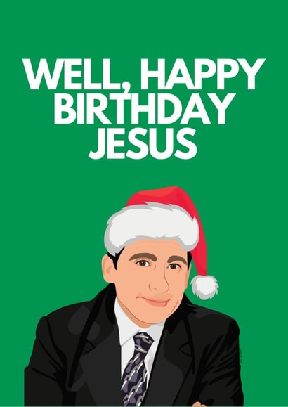The Office Christmas Card featuring Michael Scott created by Highgrove Cards