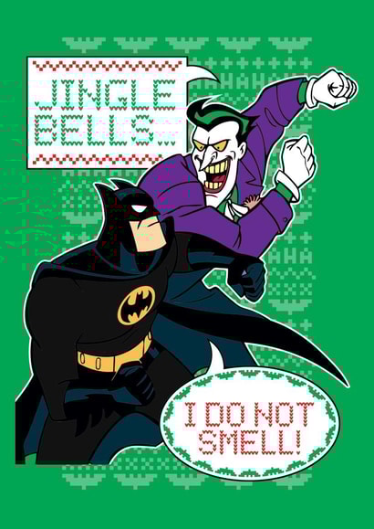 Jingle Bells Batman Smells Christmas Card created by Cardology