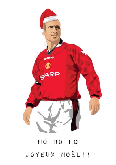 Man Utd Christmas Card created by Replay Prints