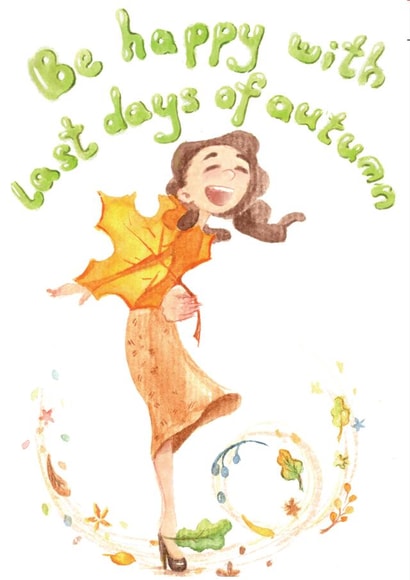 Cheer up of this last days of fall created by Lovely pictures