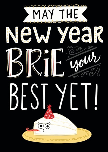 New Year Brie created by Fox Card Co