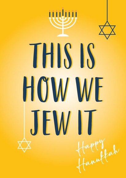 Happy Hanukkah 1000 created by Quinton cards
