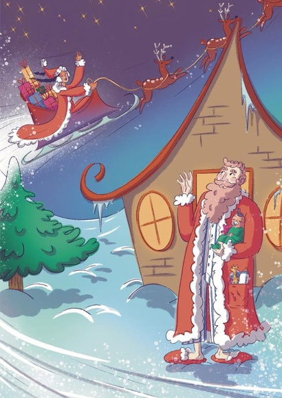 Pregnant Then Screwed Charity Feminist Christmas Card created by Pregnant Then Screwed