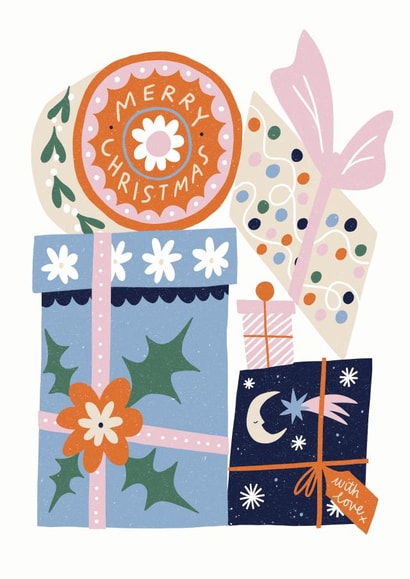 Folk Art Gifts + Presents Christmas Card created by Sophie Potter