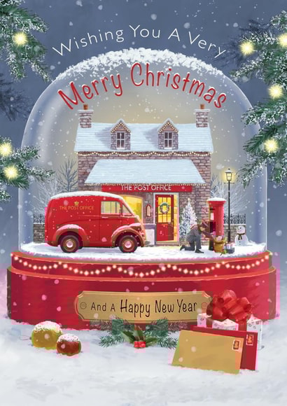 The Christmas Post Collection Snow Globe Card created by PipWilsonArt