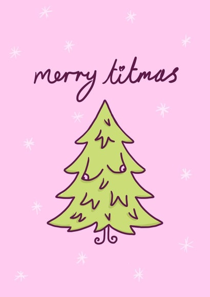 Merry Titmas Christmas Card created by Alice Illu