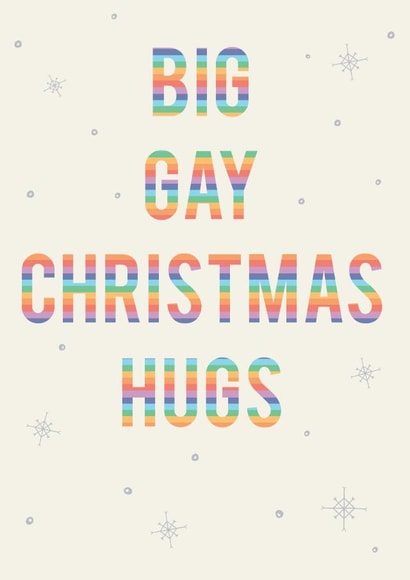 Big Gay Christmas Hugs created by Thinkling Creative