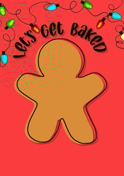 Let's Get Baked Christmas Card created by LemonBeeCards