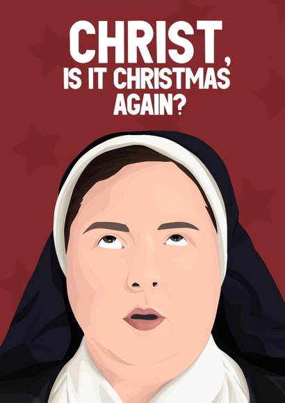 Christ(mas) Derry Girls created by Pink + Pip