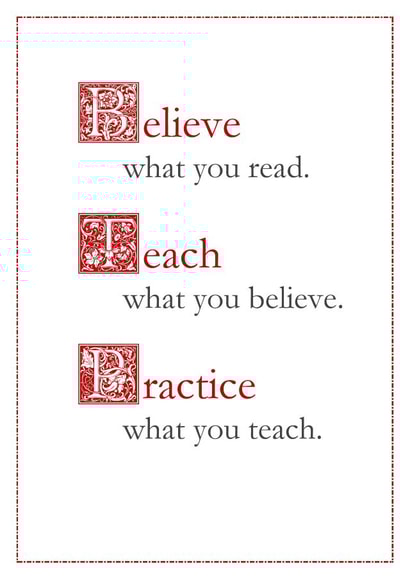 'Instructions to Deacons' Catholic Ordination Card created by Orate Fratres