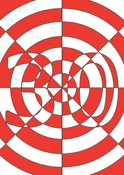 30th birthday 1000 created by Laura MOLO