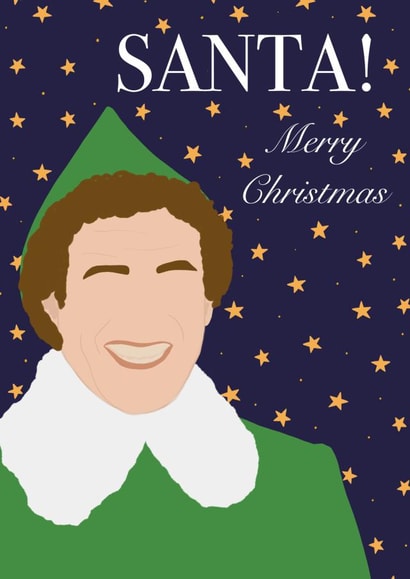 Buddy the Elf Christmas Card created by Beth Mason Design