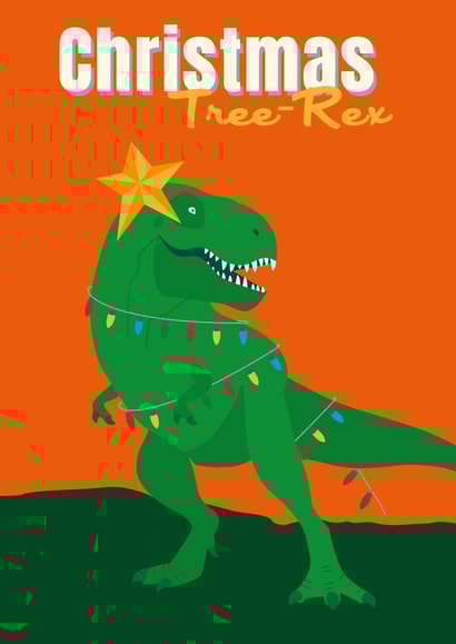 Christmas Tree-Rex created by Cox a Doodle Doo