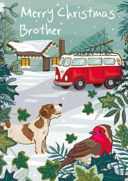 Merry Christmas Brother created by Angie Spurgeon