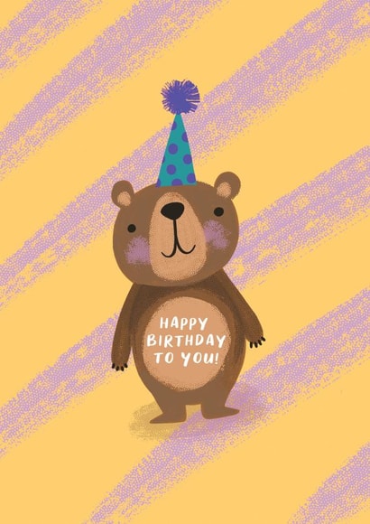 HAPPY BIRTHDAY BEAR created by HAPPY