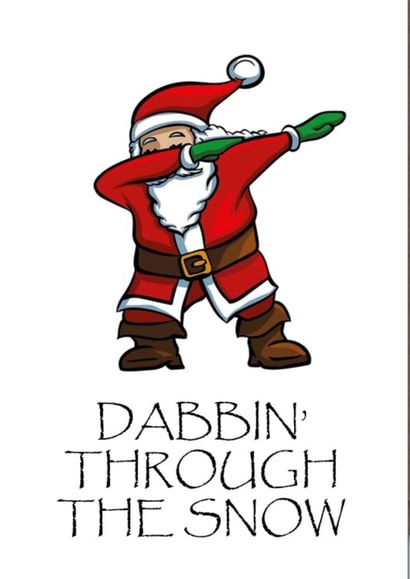 Dabbin' through the snow created by Nancy Walsh