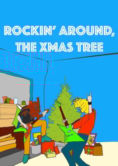 Rockin' around the Christmas Tree created by Two Small Hands