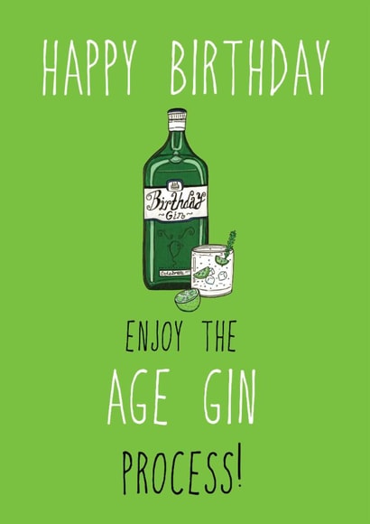 Age Gin Process created by Martyn Scribbler Illustration