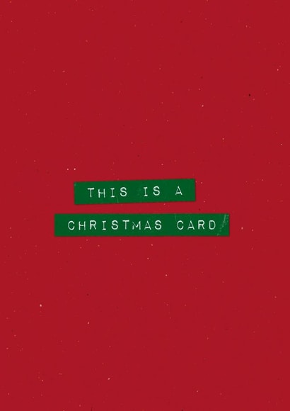Funny Christmas Card For A Friend Or Family Member - Label Maker Christmas Card created by Cards by Lee