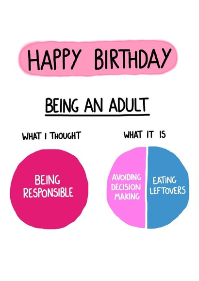 Being an Adult created by I AM NOT AN ARTIST