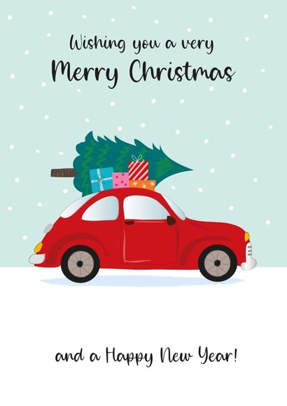 Merry Christmas Festive Christmas Car created by YTR Studios (Yasmin Tara)