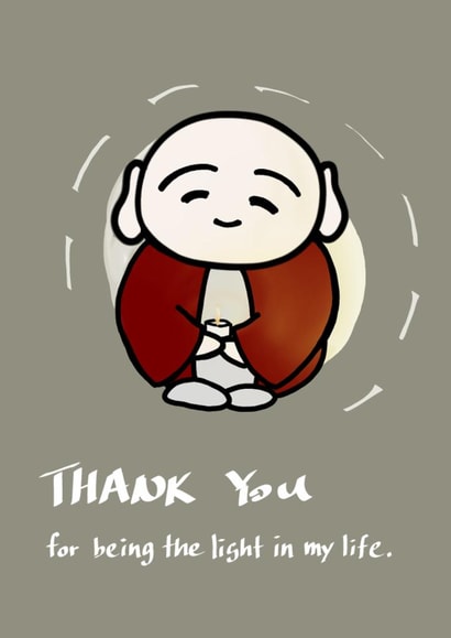 Thank You Card - Express Gratitude to Mentor, Teacher, Friend or Partner created by MsIyashi