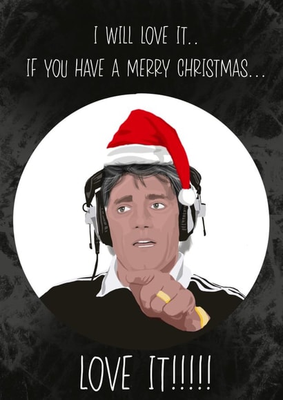 Newcastle Football Christmas Card created by Replay Prints