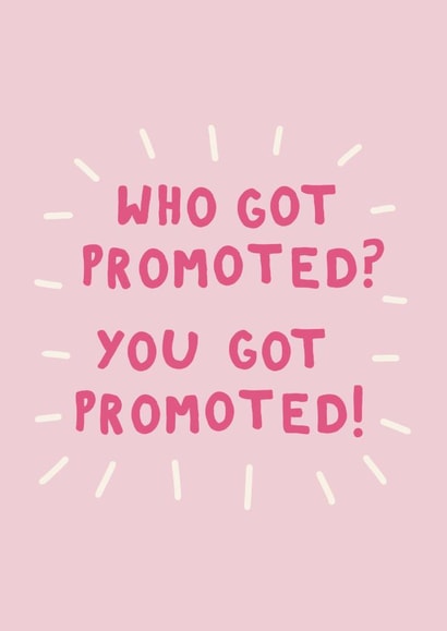 You got promoted! New Job Card created by Lately Studio