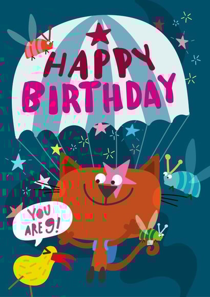 Happy 9th Birthday created by Banjo Robinson