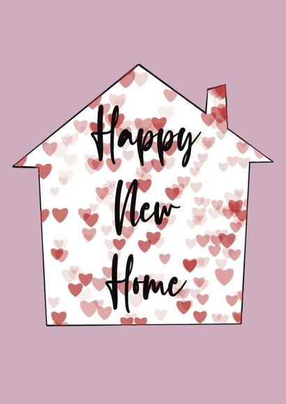 Cute New Home Card - House Of Hearts - Happy New Home created by BMCeeDesigns