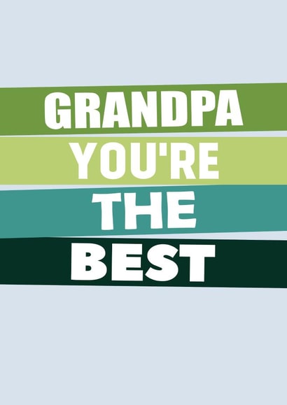 Birthday Card For Grandfather - Best Grandpa Card created by SixElevenCreations