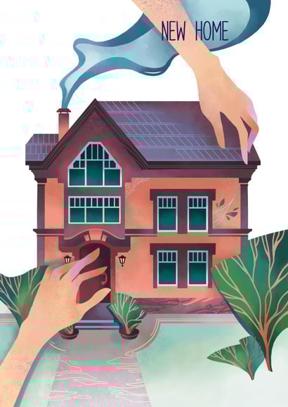 New Home card 1001 created by Lora Popyrko