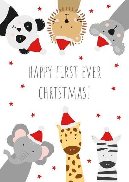 Baby's First Christmas Card created by Laura Luhrs