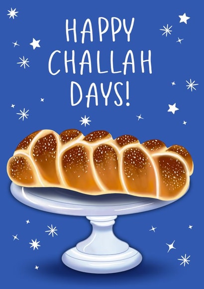 Happy Challah Days Hanukkah Card created by Amy Florence Design