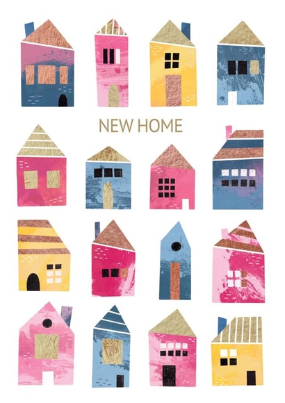 Modern Abstract New Home Card - Houses - New Home created by Nastya Rizaeva