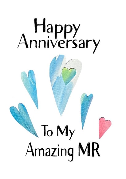 My Amazing Mr - Happy anniversary created by Loui's Funky card Designs