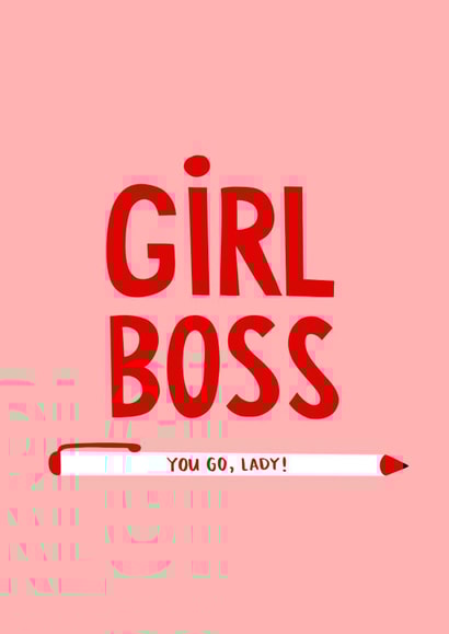 Girl Boss created by Lucy Maggie Designs