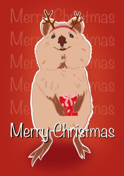 Christmas Quokka Card created by Anna Stanczyszyn