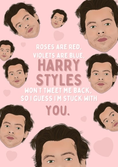 Stuck With You Harry Styles Card created by Esther the Sketcher